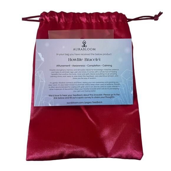 Brand New Howlite Bracelet - Picture 2 of 2